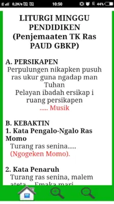 Liturgi 52 Minggu GBKP android App screenshot 0